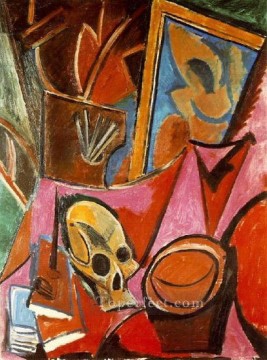 Pablo Picasso Painting - Composición con Dead Head 1908 cubismo Pablo Picasso